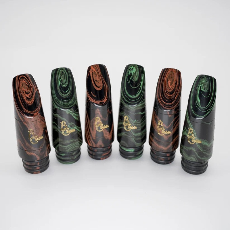 B. Corbin Signature Marbled Hard Rubber Bb Clarinet Mouthpiece