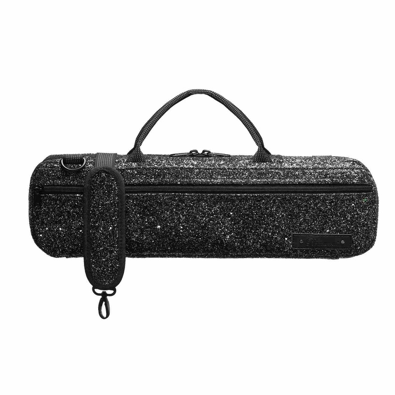 Beaumont Flute B-Foot Bag – Black Sparkle