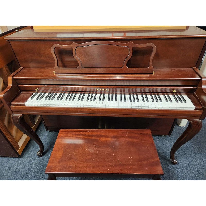 Used Kawai 508 44.5 Mahogany Satin Upright Piano