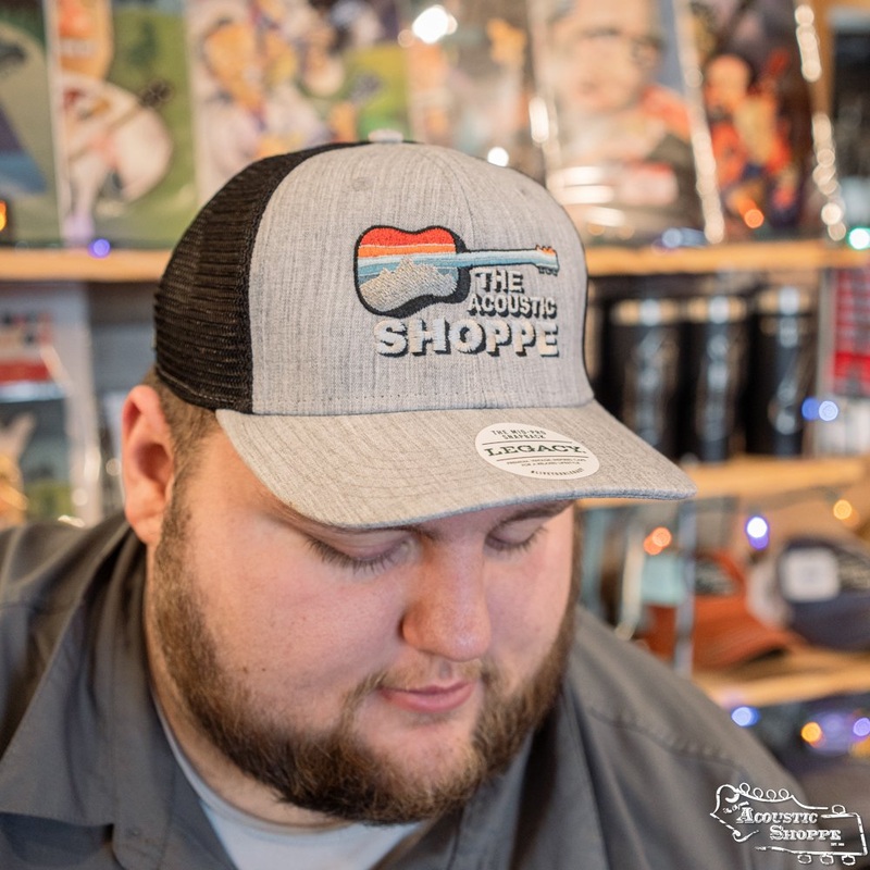 Acoustic Shoppe Legacy Trucker Scenic Guitar Cap – Grey