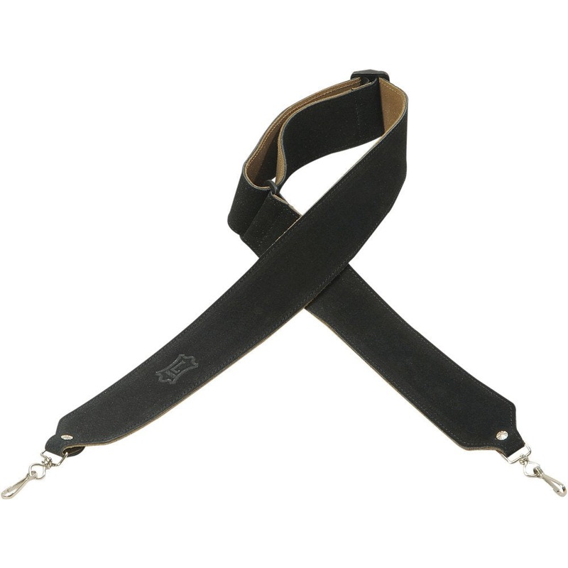 Levy’s M9S-BLK Suede Banjo Strap – Black
