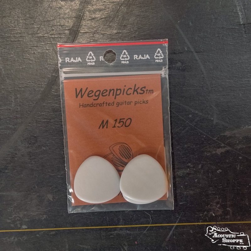 Wegen M150 Triangular Mandolin Pick – Pack of 3, White, 1.5 mm