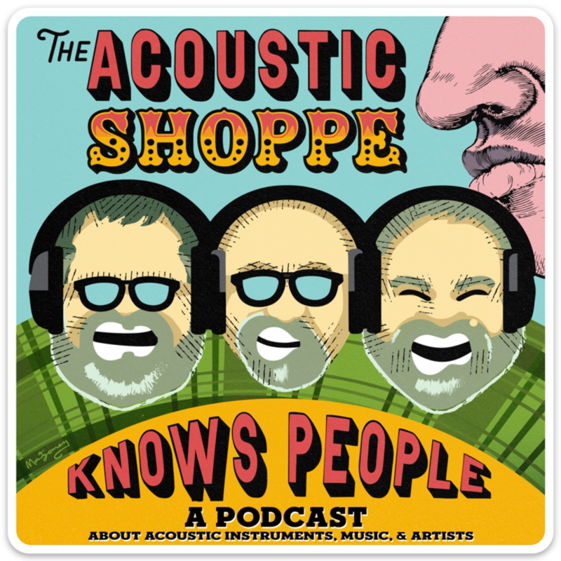Knows People 4x4in Sticker