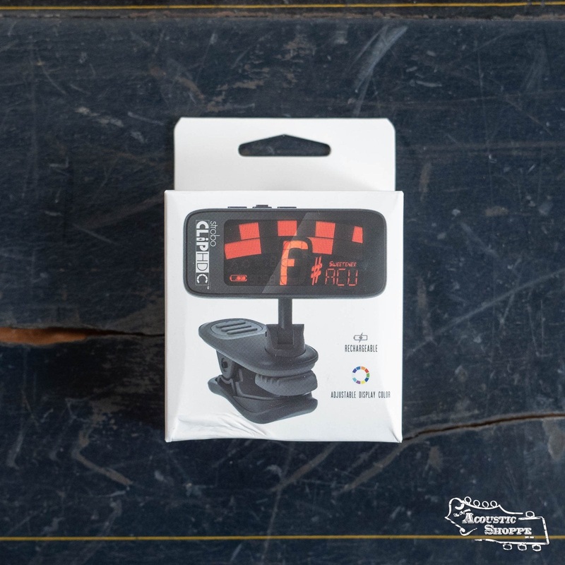 Peterson StroboClip HDC High-Definition Color Rechargeable Clip-On Tuner