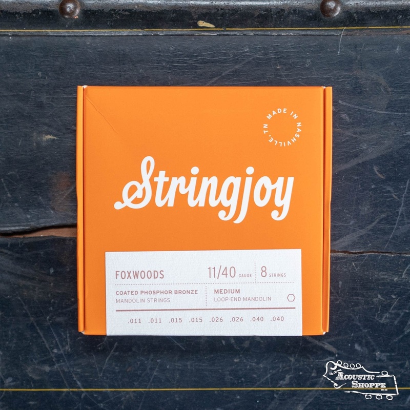 Stringjoy Mandolin Foxwoods Medium Gauge (11-40) Coated Phosphor Bronze Strings