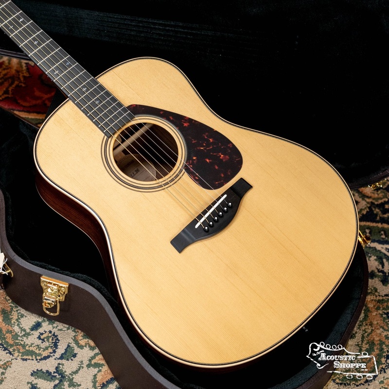 Yamaha LL26R Engelmann/Rosewood Dreadnought Acoustic Guitar #041A