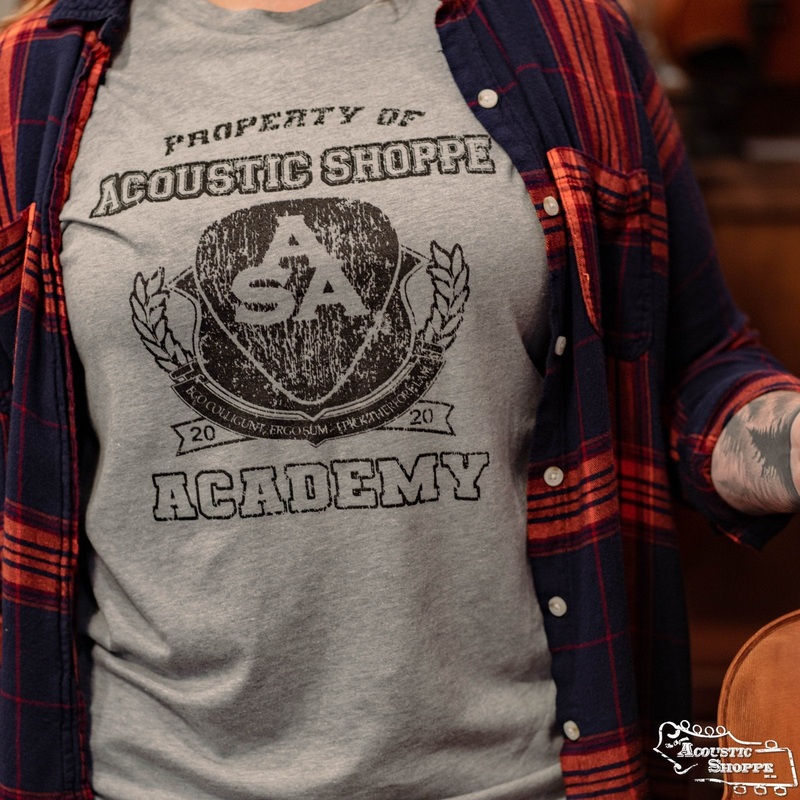 Acoustic Shoppe Academy Design T-Shirt