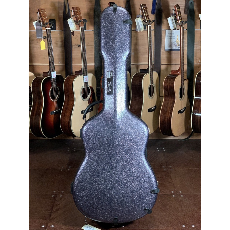 Calton Dreadnought Case, Gunmetal Glitter Exterior/Black Interior