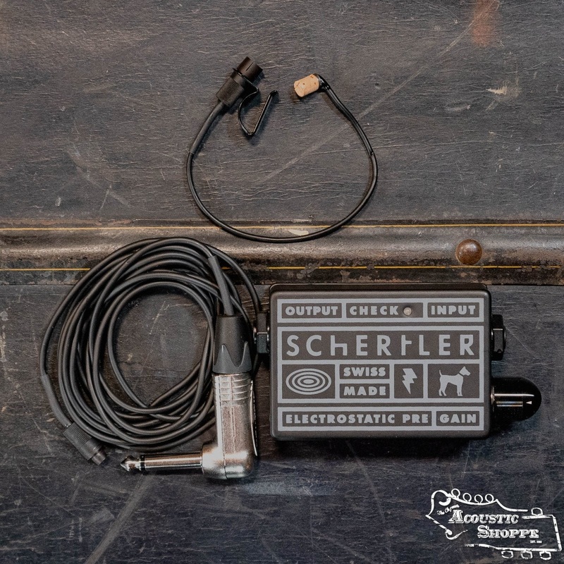 Schertler STAT-V-SET Violin Pickup, Preamp, and Cable w/ Volume Control