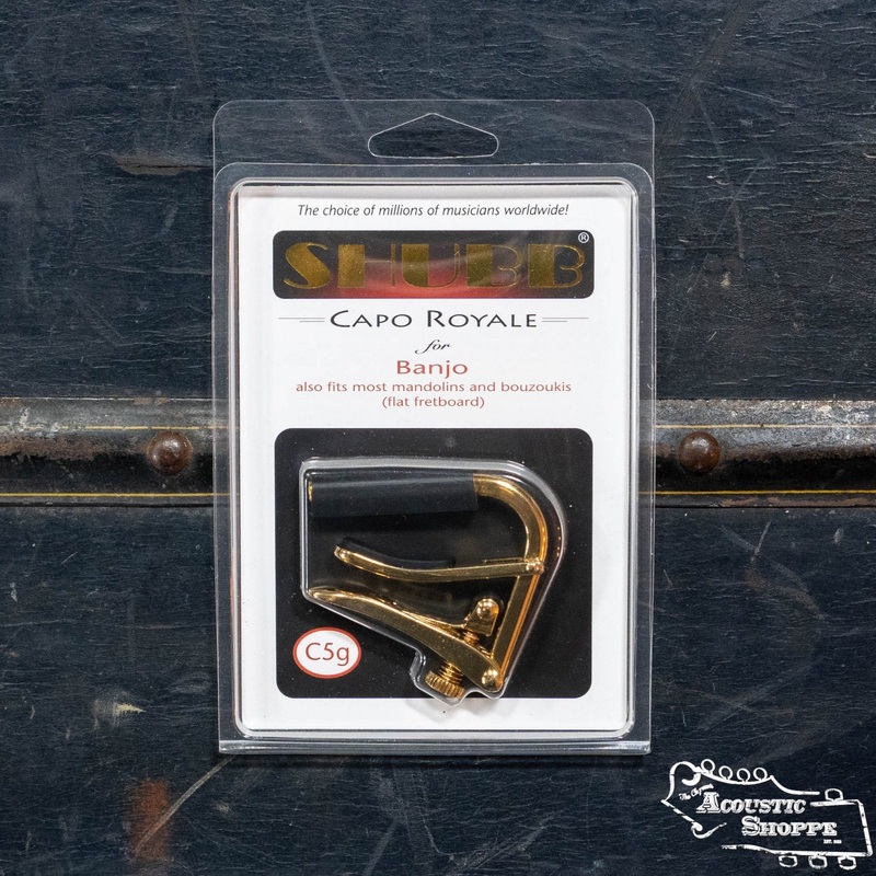Shubb C5g Royale Gold Banjo Capo