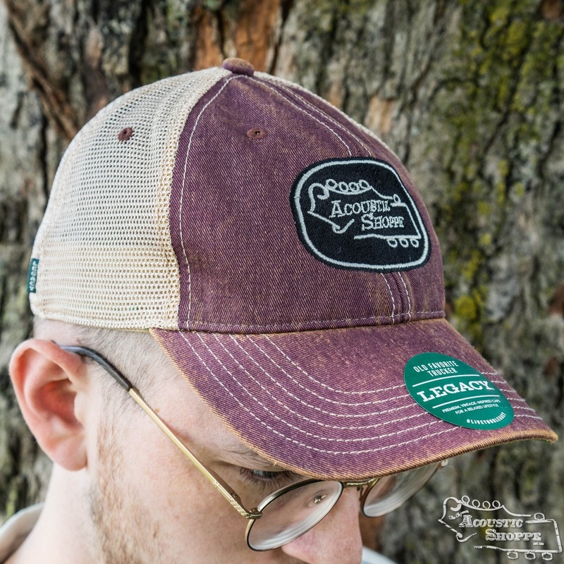 Acoustic Shoppe Legacy Badge Trucker Cap Royal Burgundy / Black