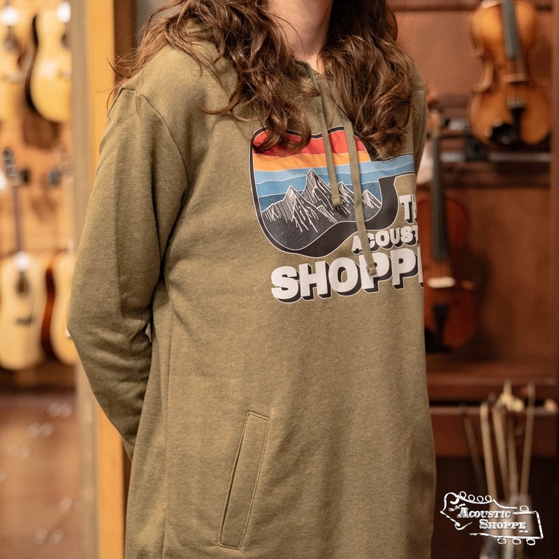 Scenic Guitar Next Level Fleece Hoodie – Military Green