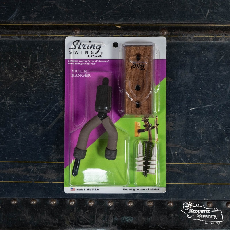 String Swing Black Walnut Home & Studio Violin Hanger (CC01V-BW)