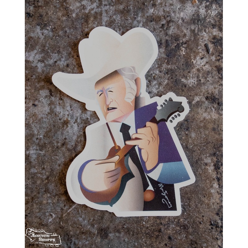 Bill Monroe Sticker by Mark A Montgomery