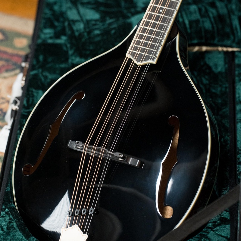 Bourgeois M5-O-BT Aged Tone Adirondack/European Curly Maple Black Octave Mandolin #0103