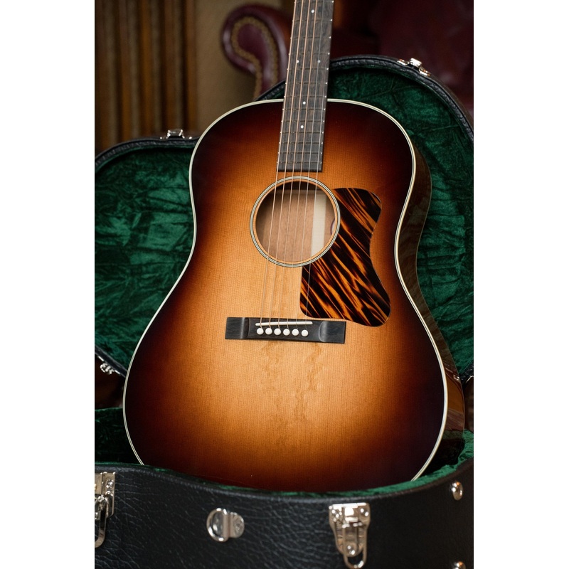 Bourgeois The Standard SDS/TS Touchstone Series Torrefied Sitka/Mahogany Slope Shoulder Sunburst Dreadnought Acoustic Guitar #2205