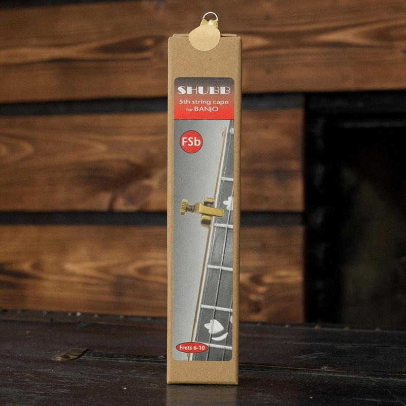 Shubb FSB Plain Brass 5th-String Banjo Capo