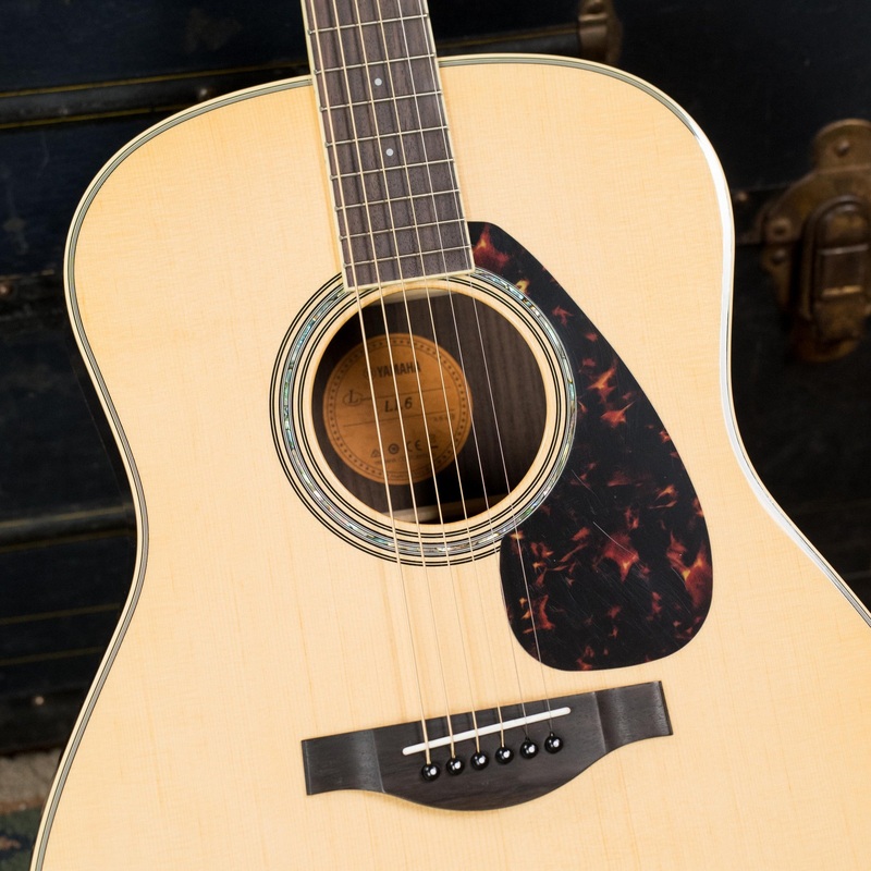 Yamaha LL6 Natural ARE Engelmann/Rosewood Dreadnought Guitar w/SRT Piezo Pickup #0560