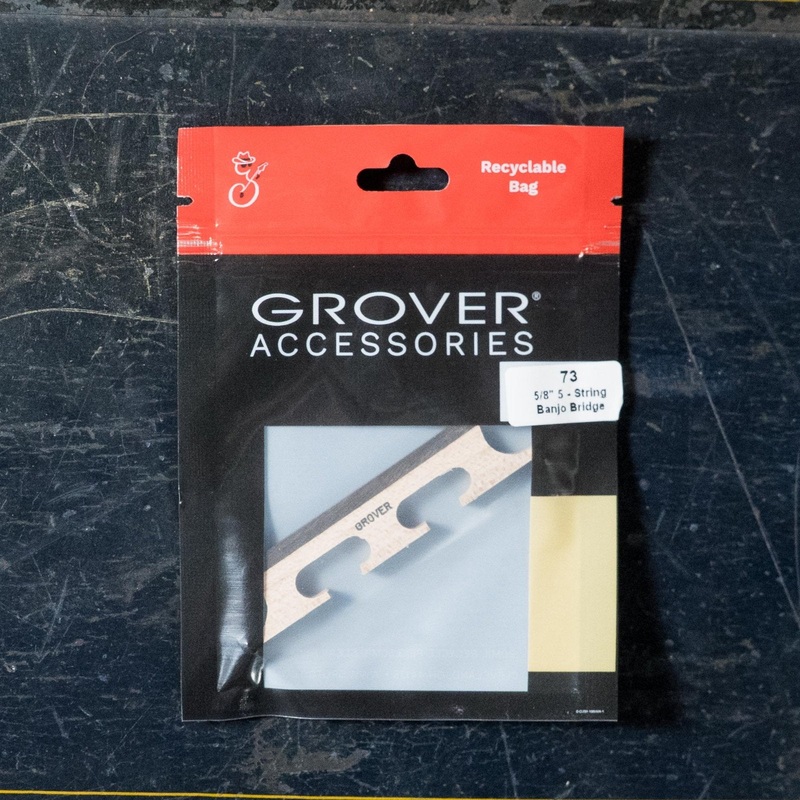73 Grover 73 5-String 5/8 Banjo Bridge