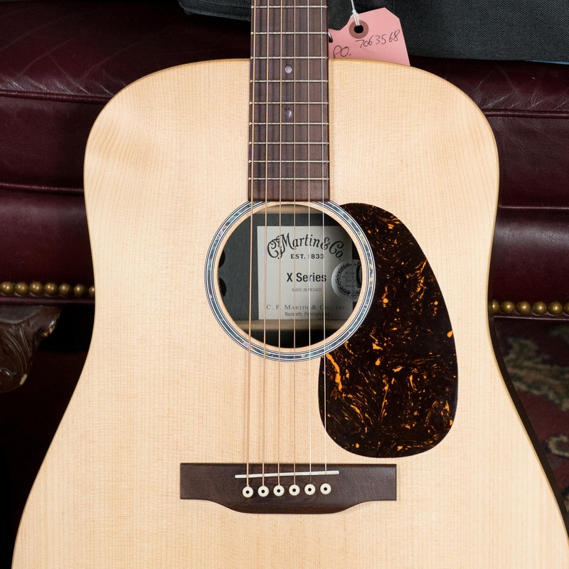 (Used) Martin D-X2E Spruce/HPL Brazilian Rosewood Dreadnought Guitar w/Electronics #1410