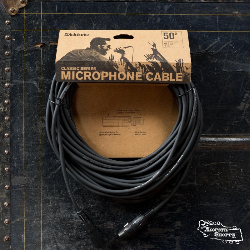 D’Addario Classic Series XLR Microphone Cable 50 feet PW-CMIC-50