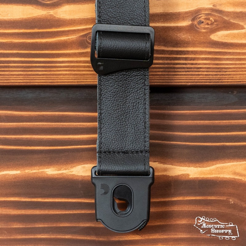 D’Addario / Planet Waves 50PLL00 Planet Lock Leather Guitar Strap Black