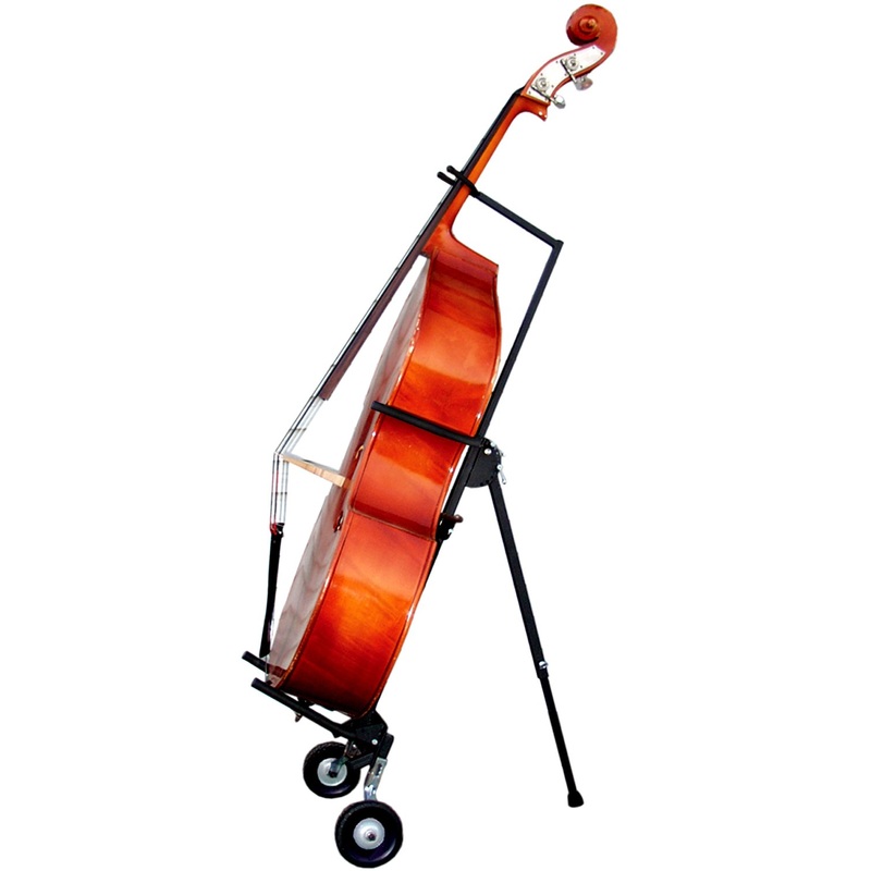 String Swing Upright Bass Floor Stand with Wheels (BHH101)