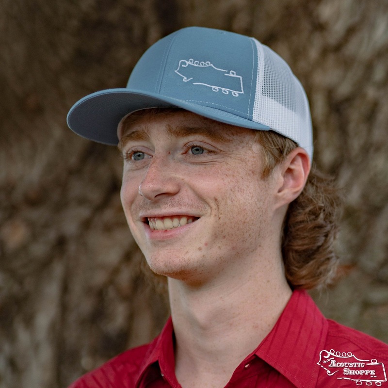 Acoustic Shoppe Small Logo Outline Trucker Cap Blue / White