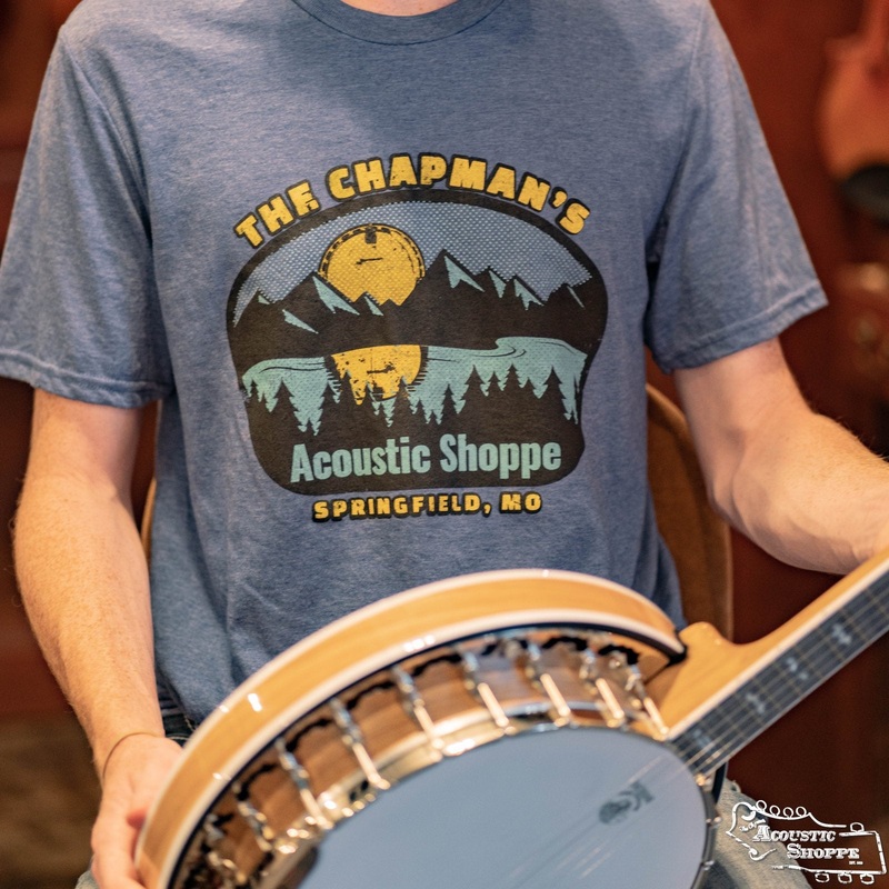 Banjo Lake design T-Shirt (Heathered Blue)