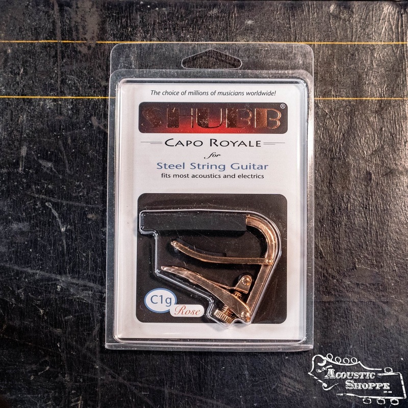 Shubb C1rg Royale Rose Gold Guitar Capo