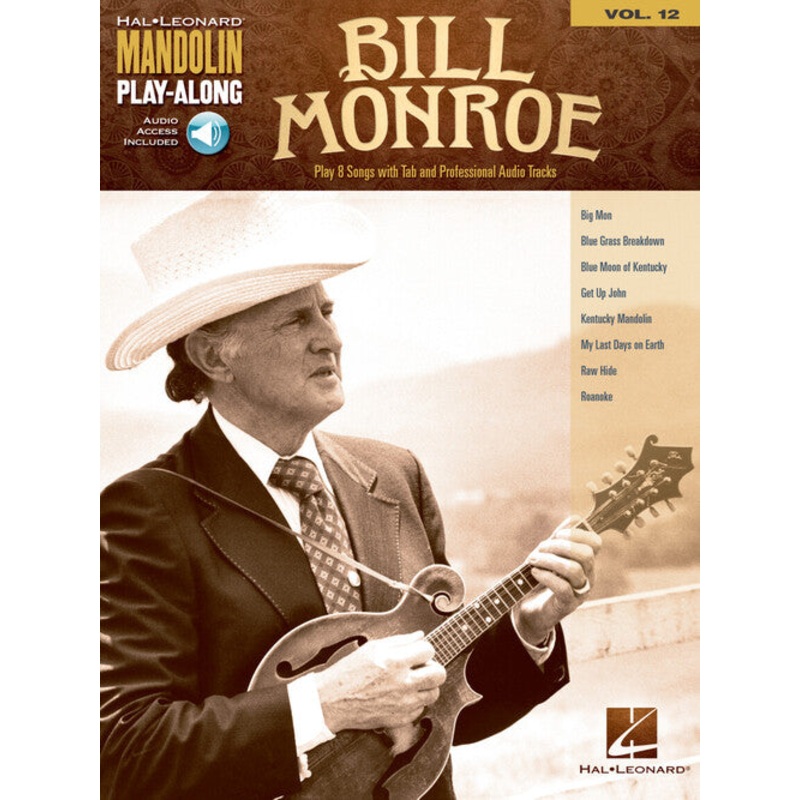 Bill Monroe Mandolin Play-Along Vol. 12