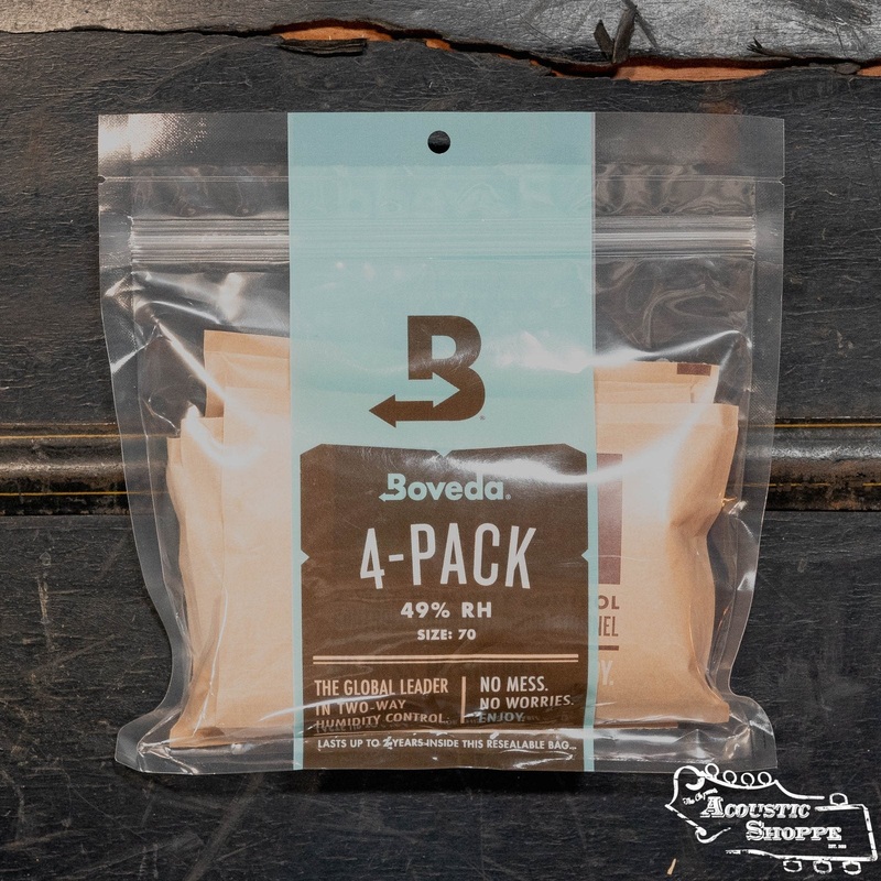 Boveda Two-Way Humidity System, 49% RH (Size 70) – 4 Pack