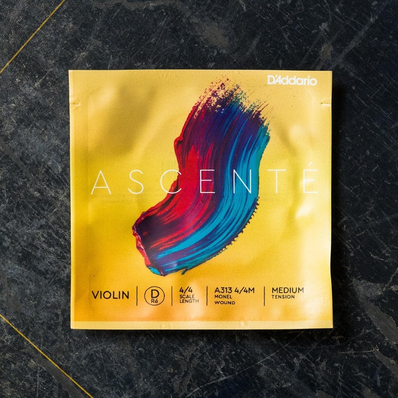 D’Addario A313 Ascente Single D String – Medium Tension