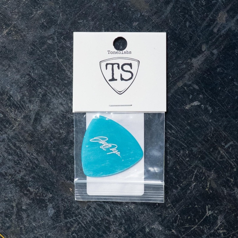 ToneSlabs Casein New Blue *Jeremy Chapman* Signature XL Tri Corner Guitar Pick – 1.3 mm