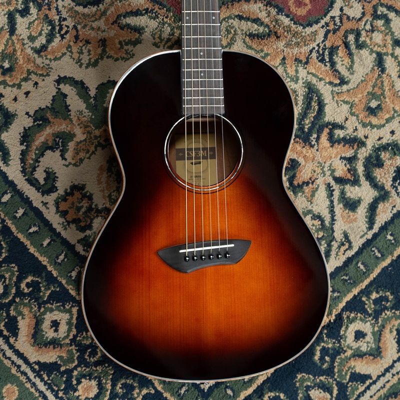 Yamaha CSF3M Sitka/Mahogany Tobacco Brown Sunburst Parlor Guitar w/SRT Zero Impact Pickup #1126