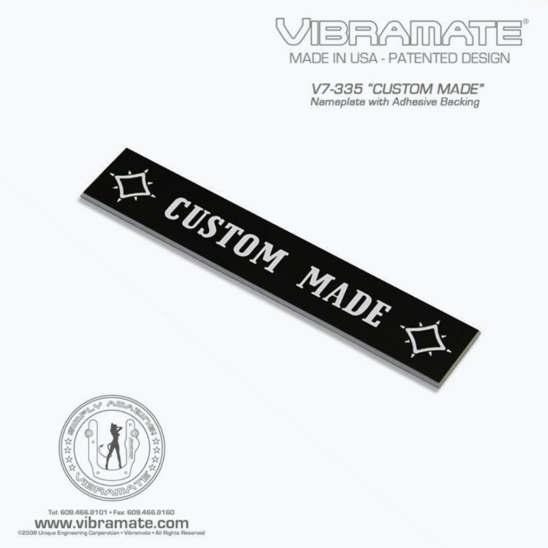 0819-033 Vibramate Custom Made Nameplate