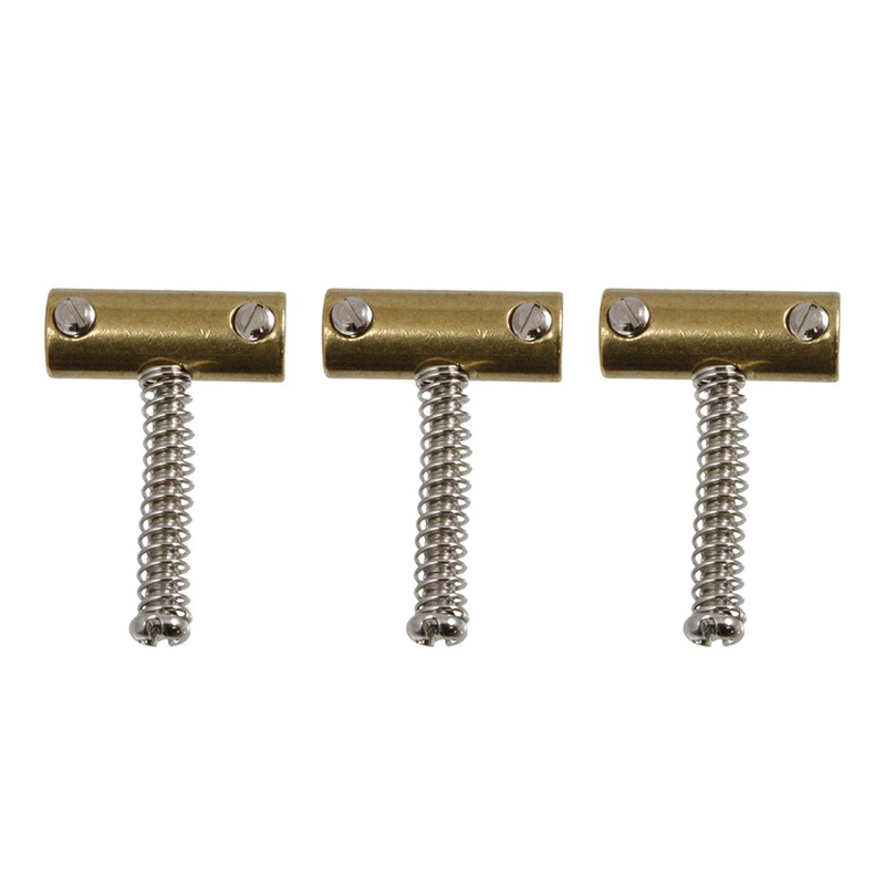 BP-0537-008 Brass Bridge Saddles (Qty 3)