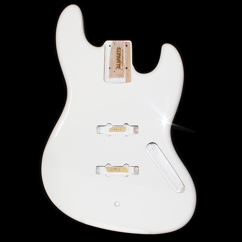JBF-OW Olympic White Finished Replacement Body for Jazz Bass