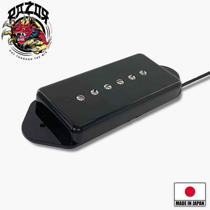 Razor Mangetsu Full Moon Pickup – Dog Ear P90 Replacement  – Black