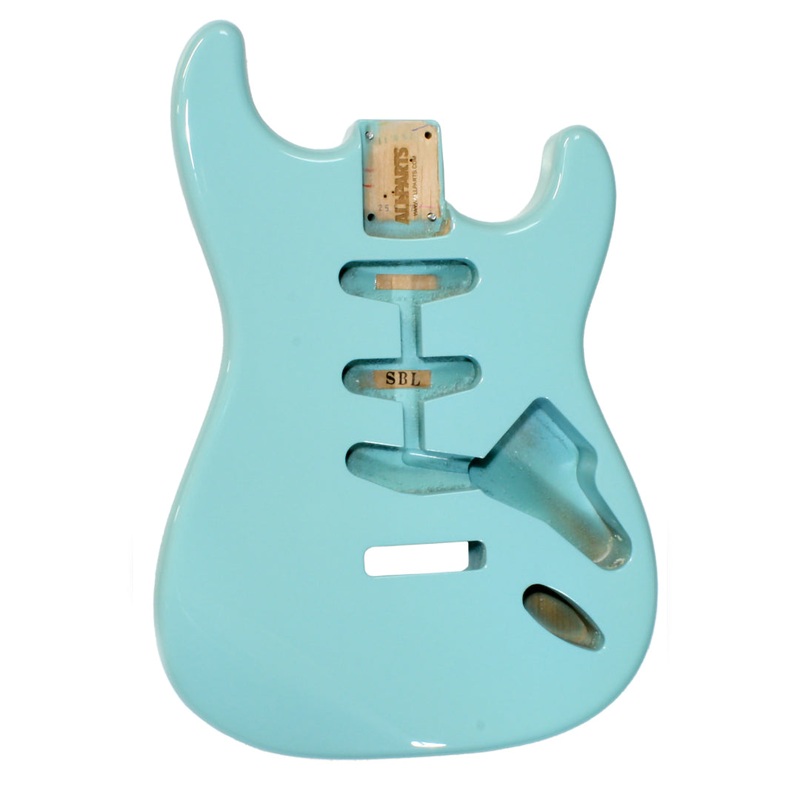 SBF-SB Sonic Blue Finished Replacement Body for Stratocaster