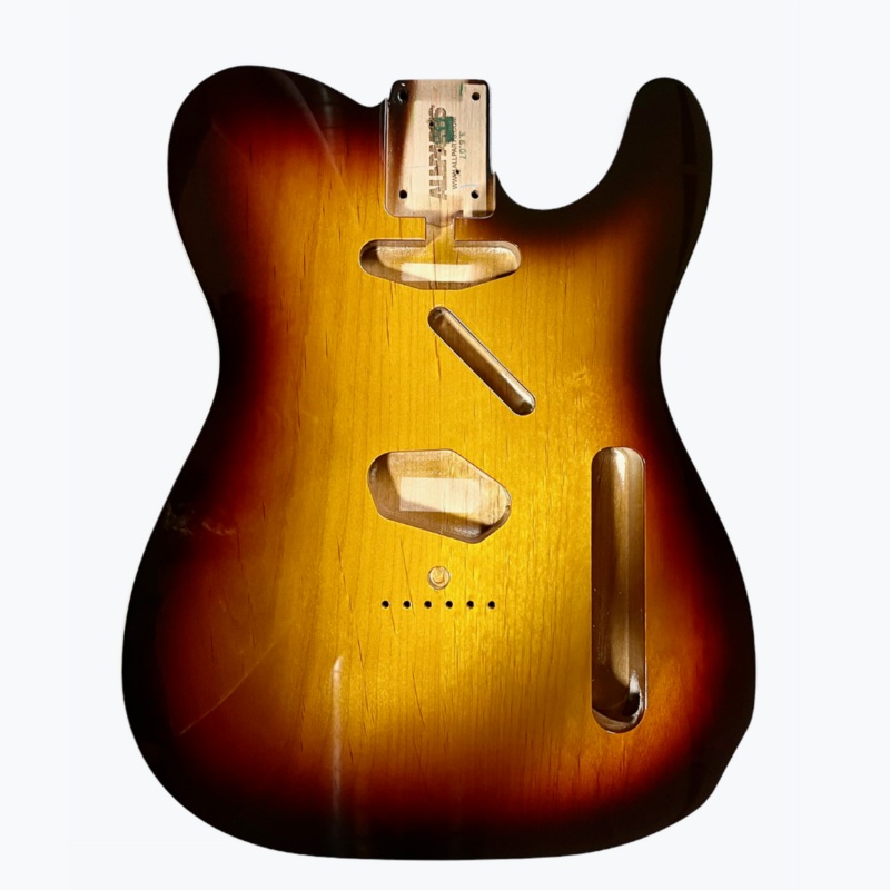 TBF-3SBB Sunburst Finished Replacement Body for Telecaster With Binding