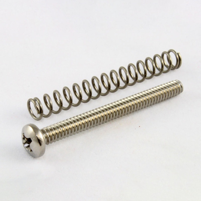 Allparts Steel Bridge Length Screws for Bass