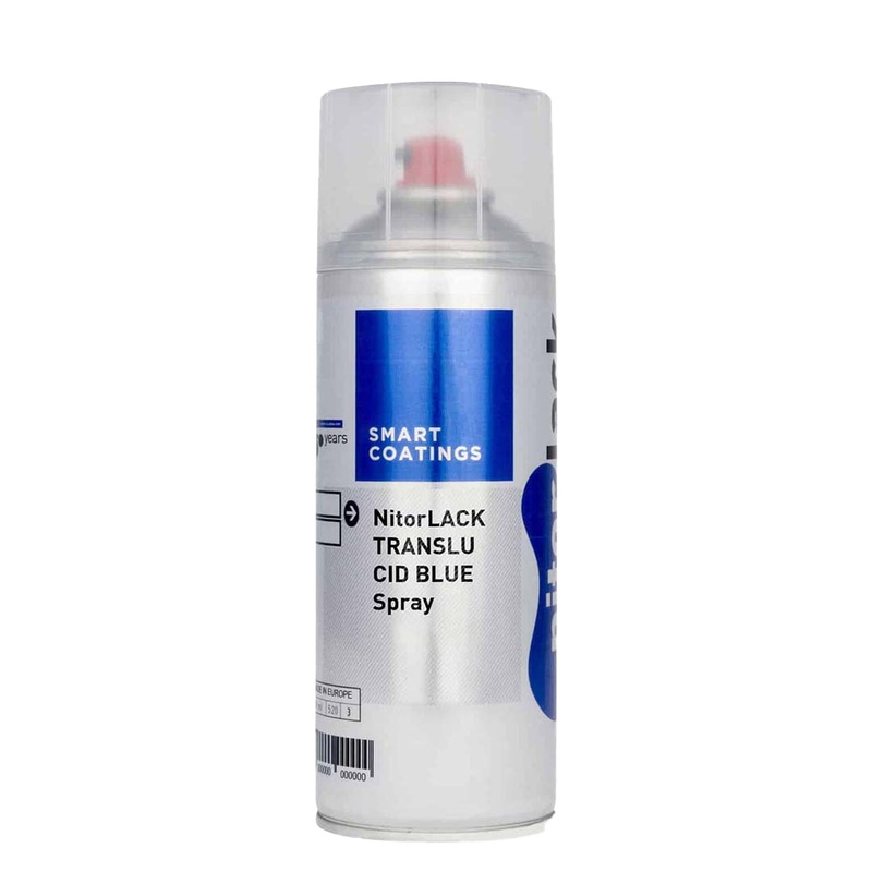 Nitorlack Aerosol Spray Translucent Blue 400mL