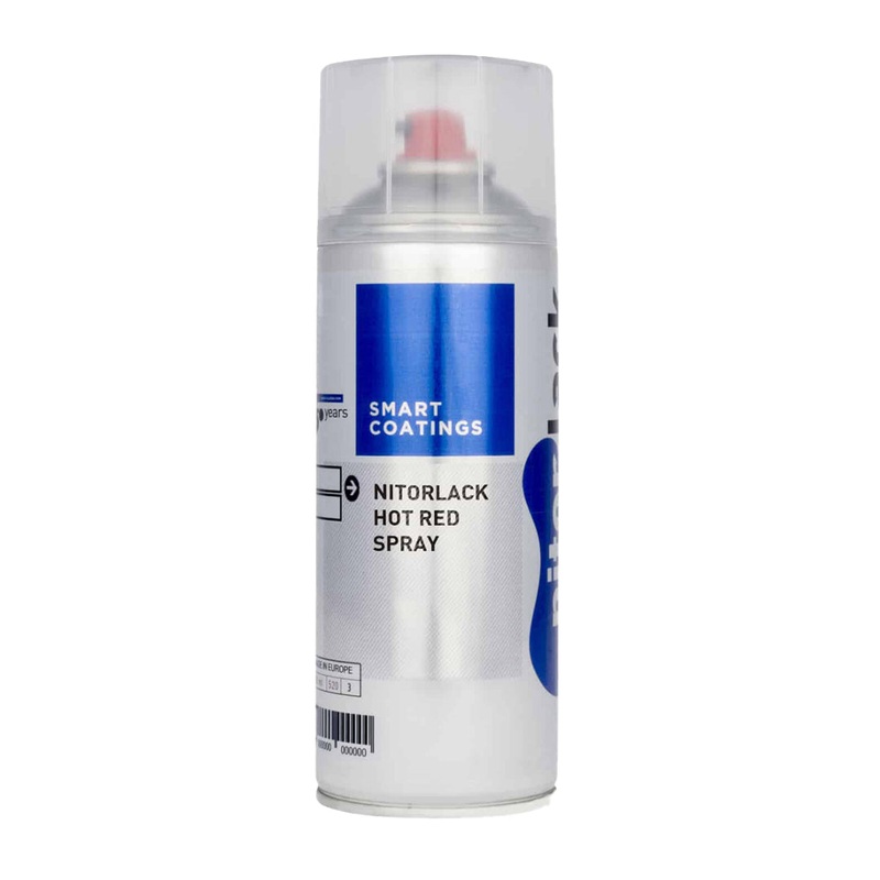 Nitorlack Nitrocellulose Spray Hot Rod Red  400mL