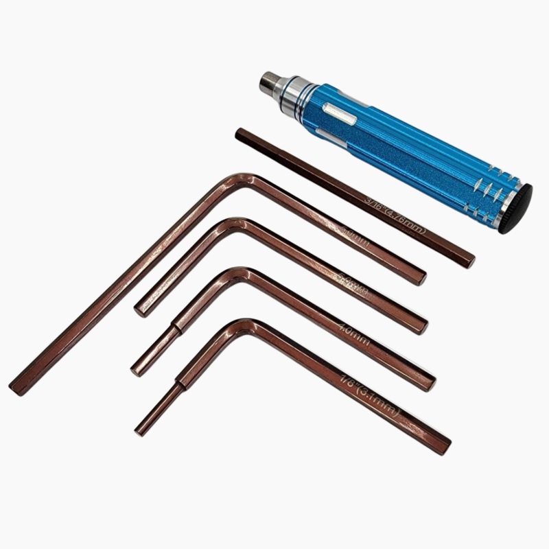 Allparts Hex Screwdriver Set for Truss Rods (5 pcs)