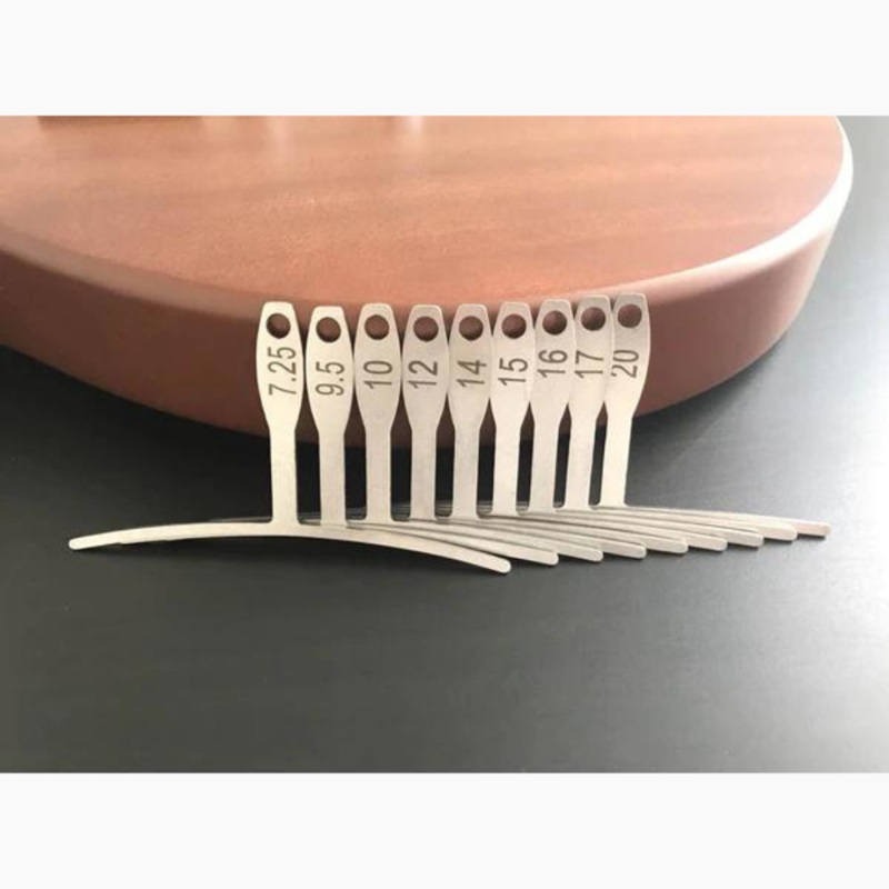 Allparts Understring Fretboard Radius Gauges (9 pcs)