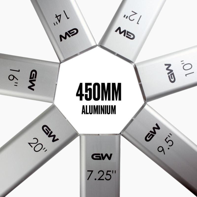 G&W 18in Aluminum Radius Sanding Block  12 radius