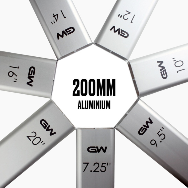 G&W 8in Aluminum Radius Sanding Block  16 radius