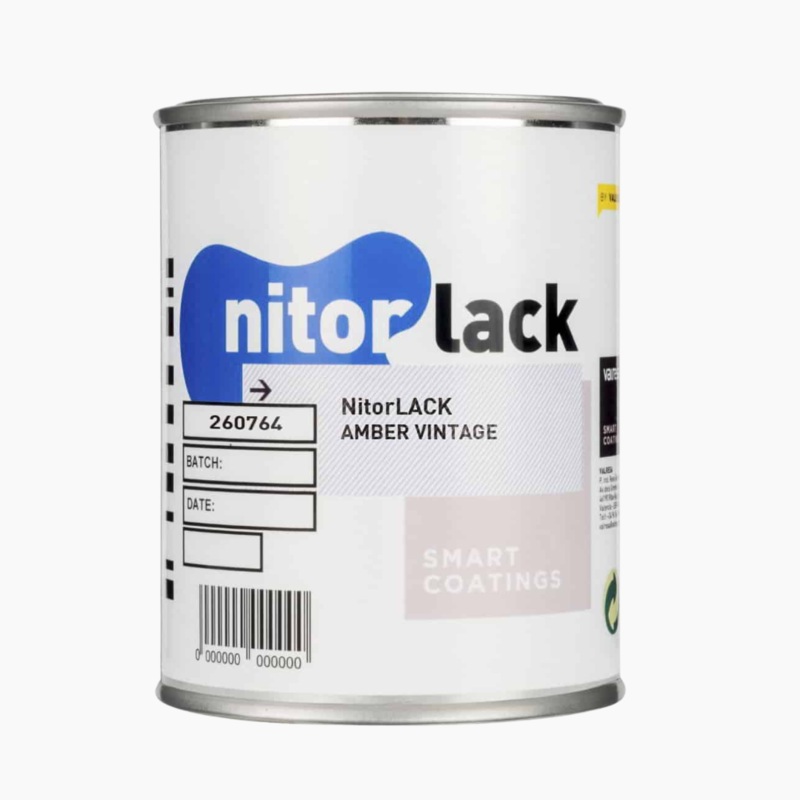 Nitorlack Nitrocellulose Can Amber Vintage Gloss 500mL