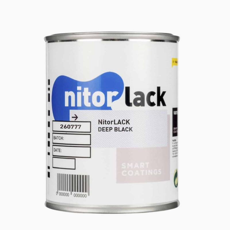 Nitorlack Nitrocellulose Can Deep Black Gloss 500mL
